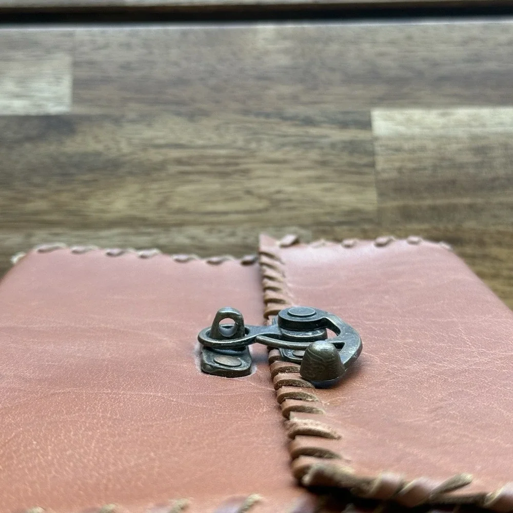 Vintage Leather‎ Journal Diary Notebook Handmade 8X6 Safety Lock Crafted READ